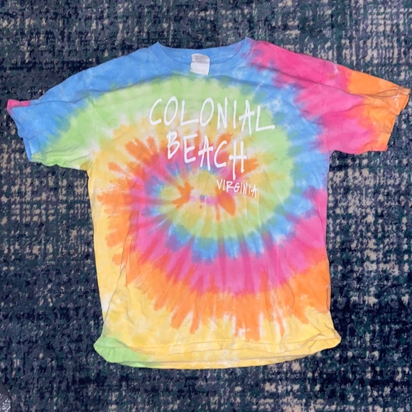 Colonial Beach tie dye shirt kids Large. - Picture 1 of 4